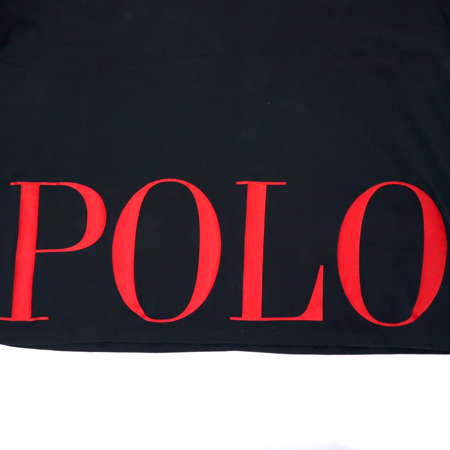 POLO RALPH LAUREN ロゴプリント Tシャツ XXL ブラック コットン CLASSIC FIT スモールポニー 刺繍 ビッグサイズ