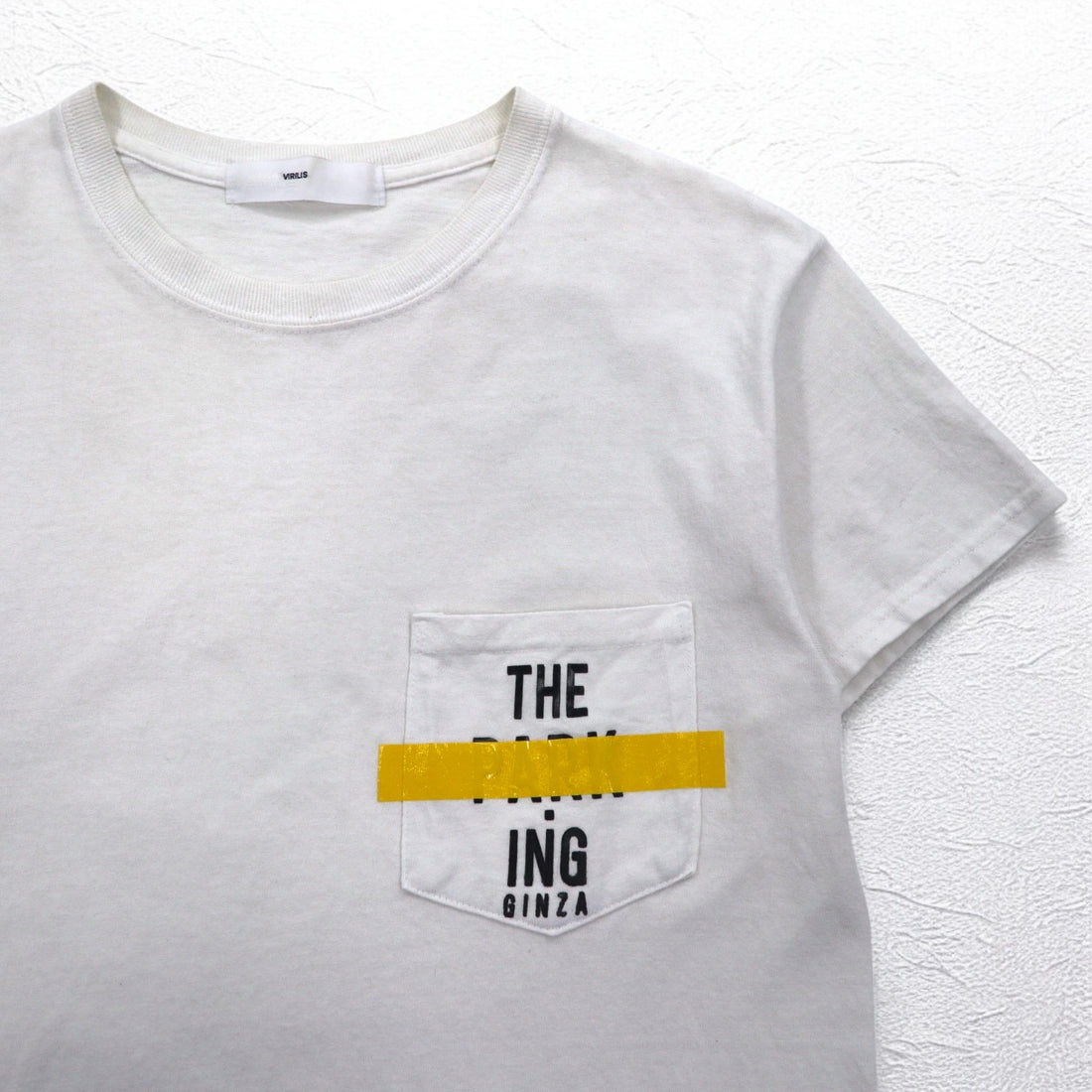 TOGA VIRILIS ポケット付き Tシャツ ポケTee S ホワイト THE PARKING GINZA 限定