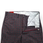 Sears 70年代 KINGS ROAD ブーツカット スラックスパンツ L グレー グレンチェック 千鳥格子 PERMA-PREST SCOVILLジップ