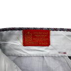 Sears 70年代 KINGS ROAD ブーツカット スラックスパンツ L グレー グレンチェック 千鳥格子 PERMA-PREST SCOVILLジップ