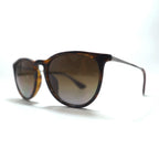 Ray-Ban ERIKA CLASSIC Polarized Wellington Sunglasses, Brown, RB4171-F, 710/TS, 54-18, 3-Piece Set, Made in Italy