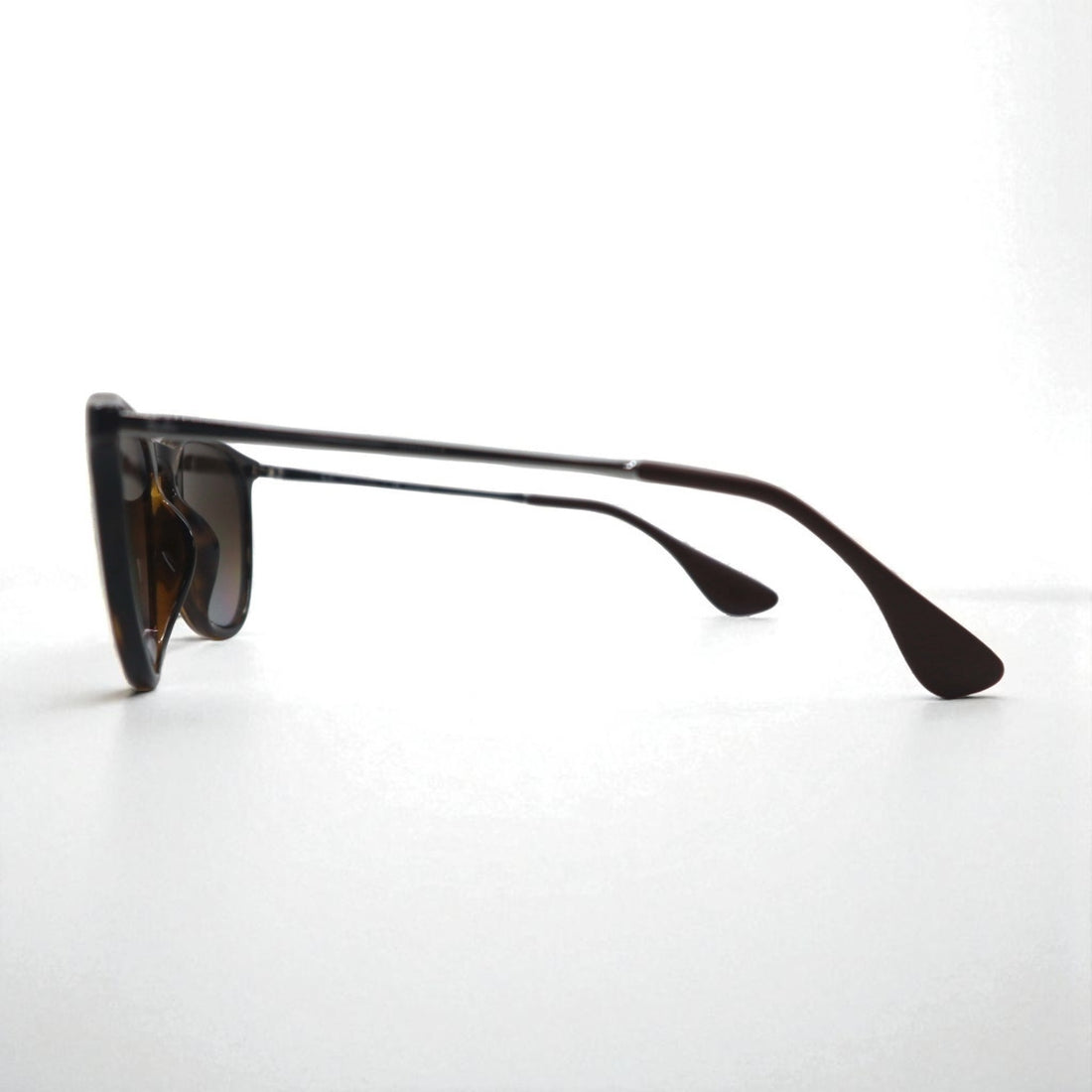 Ray-Ban ERIKA CLASSIC Polarized Wellington Sunglasses, Brown, RB4171-F, 710/TS, 54-18, 3-Piece Set, Made in Italy