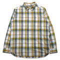 日本然リトテ-古着オンライン-THE NORTH FACE チェック シャツ L グリーン ホワイト コットン US規格 Hayden Pass 2.0 Shirt NF0A55U8-