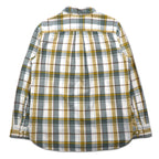 THE NORTH FACE Check Shirt L Green White Cotton US Standard Hayden Pass 2.0 Shirt NF0A55U8