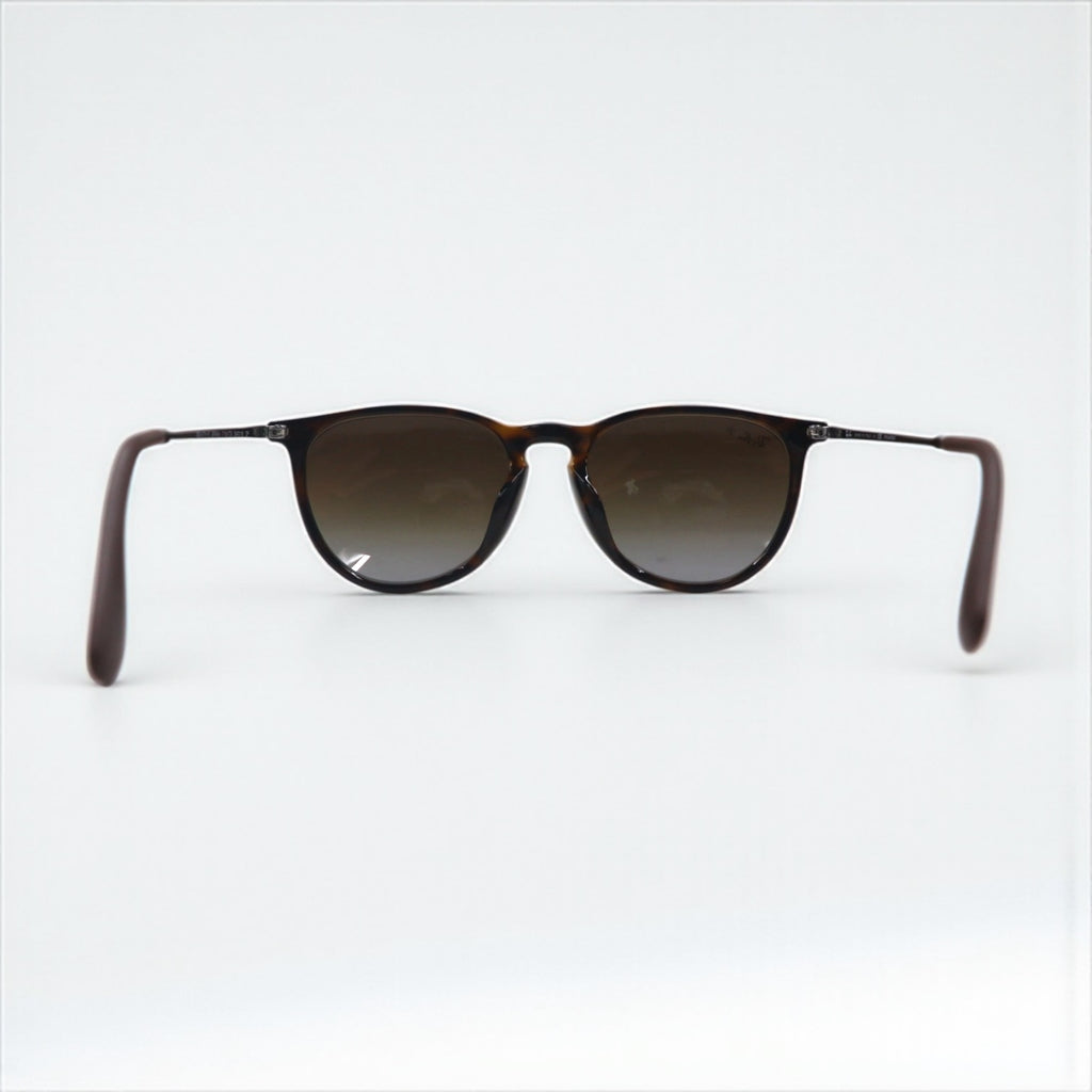 Ray-Ban ERIKA CLASSIC Polarized Wellington Sunglasses, Brown, RB4171-F, 710/TS, 54-18, 3-Piece Set, Made in Italy