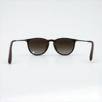 Ray-Ban ERIKA CLASSIC Polarized Wellington Sunglasses, Brown, RB4171-F, 710/TS, 54-18, 3-Piece Set, Made in Italy
