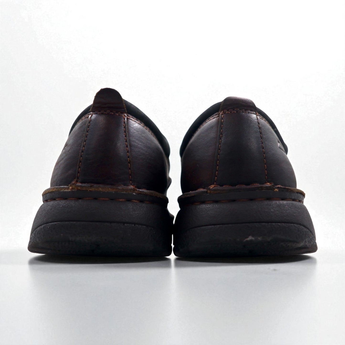 Clarks モックトゥ コンフォートシューズ 28cm ブラウン レザー 37312