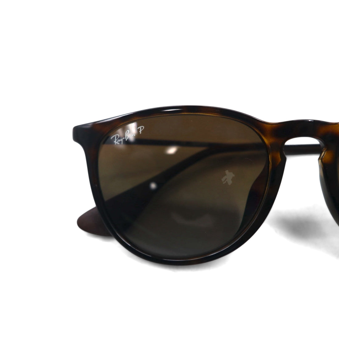 Ray-Ban ERIKA CLASSIC Polarized Wellington Sunglasses, Brown, RB4171-F, 710/TS, 54-18, 3-Piece Set, Made in Italy