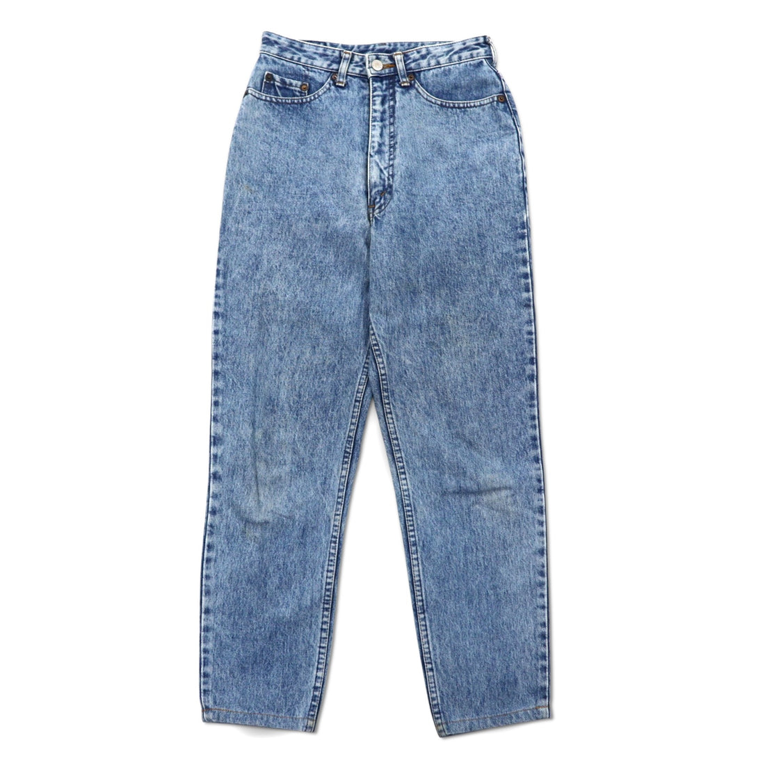 Levi's 80s High Waist Tapered Denim Pants, Medium, Blue, Stone Wash, W626-0217, Made in Japan