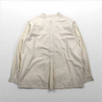 Bulgaria 50s Grandpa Shirt 50年代 レプリカ ブルガリア軍 スリーピングシャツ グランパシャツ XL 生成り 未使用品