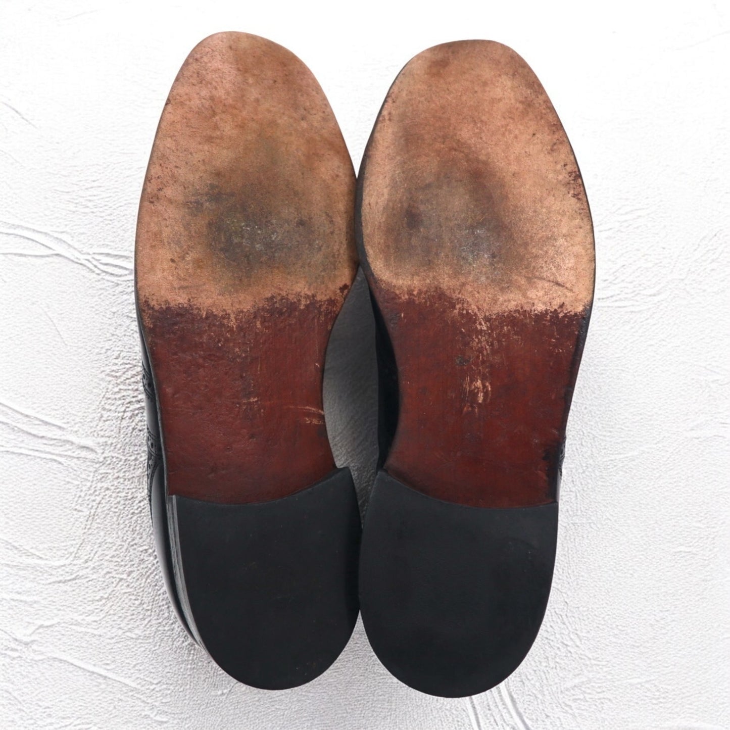 FLS FLORSHEIM ウイングチップ フルブローグ ドレスシューズ 28.5cm ブラック レザー メダリオン 70018