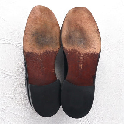 FLS FLORSHEIM ウイングチップ フルブローグ ドレスシューズ 28.5cm ブラック レザー メダリオン 70018