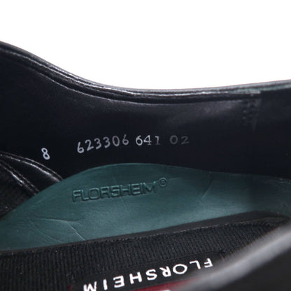 FLS FLORSHEIM ウイングチップ フルブローグ ドレスシューズ 28.5cm ブラック レザー メダリオン 70018