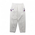 Champion 90s Jersey Track Pants, Size XL, White, Polyester, Zippered Hem, Slit, Made in Japan