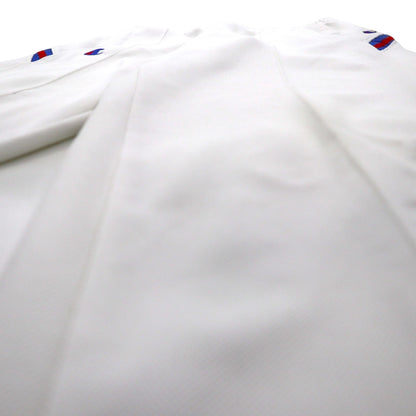 Champion 90s Jersey Track Pants, Size XL, White, Polyester, Zippered Hem, Slit, Made in Japan