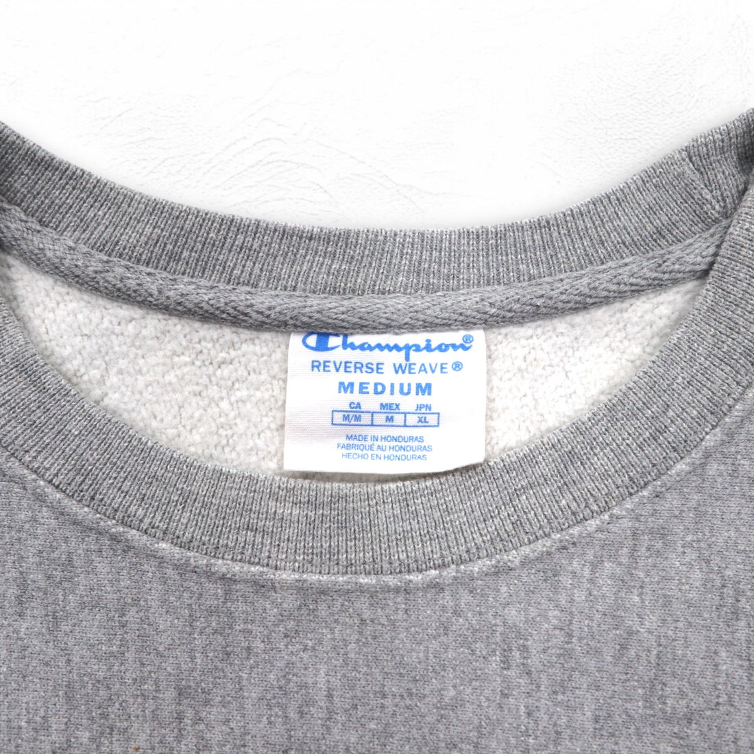 Champion リバースウィーブ REVERSE WEAVE スウェット XL グレー 青単タグ 復刻 ホンジュラス製