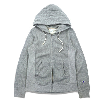 Champion リバースウィーブ REVERSE WEAVE フルジップパーカー M グレー コットン CW-F101