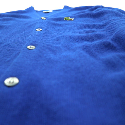 IZOD LACOSTE 80年代 USA製 ニット カーディガン L ブルー アクリル