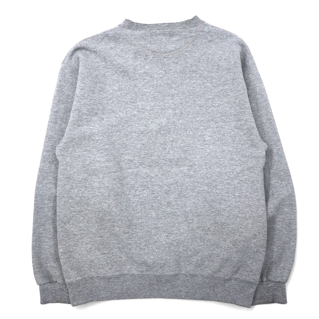 Made in USA 90s SOFFE College Print Sweatshirt M Grey Cotton WIU