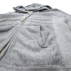 Champion Reverse Weave Full Zip Hoodie, Medium, Gray, Cotton, CW-F101