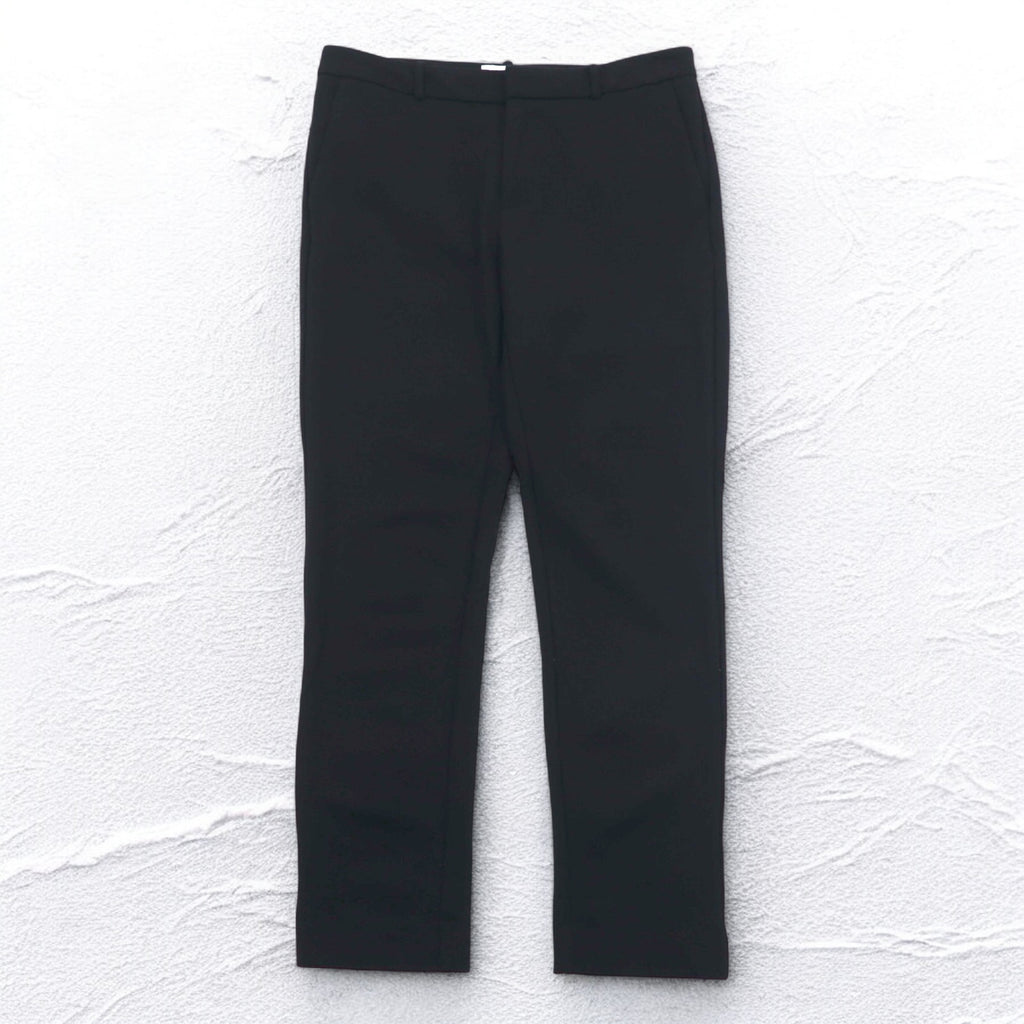 CALVIN KLEIN ストレッチ イージー アンクルパンツ スラックス M ブラック レーヨン