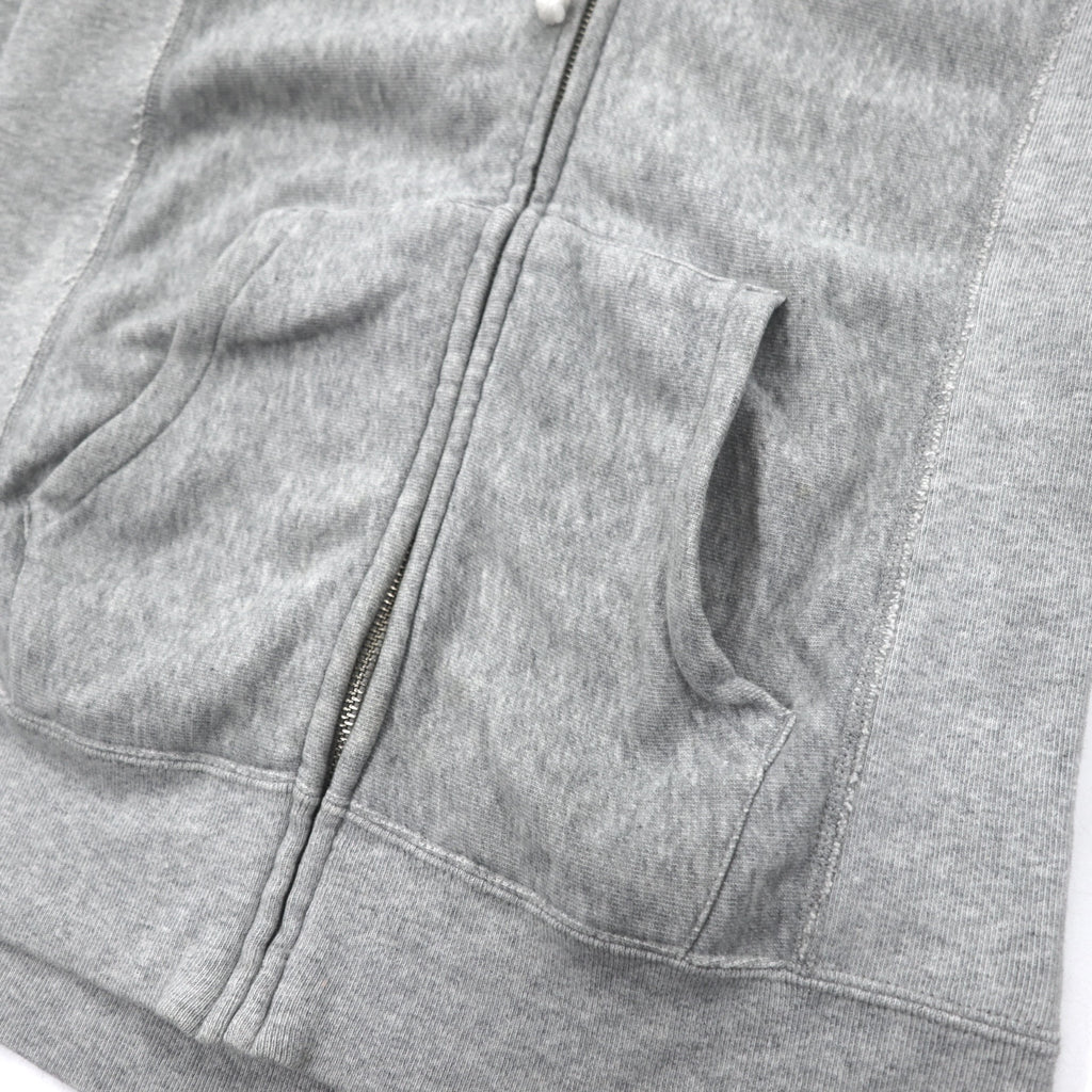 Champion Reverse Weave Full Zip Hoodie, Medium, Gray, Cotton, CW-F101