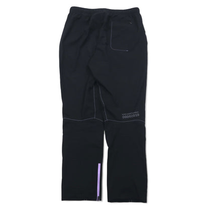 KIKO KOSTADINOV × asics トラックパンツ L ブラック ポリエステル 裾ジップ 2011A533