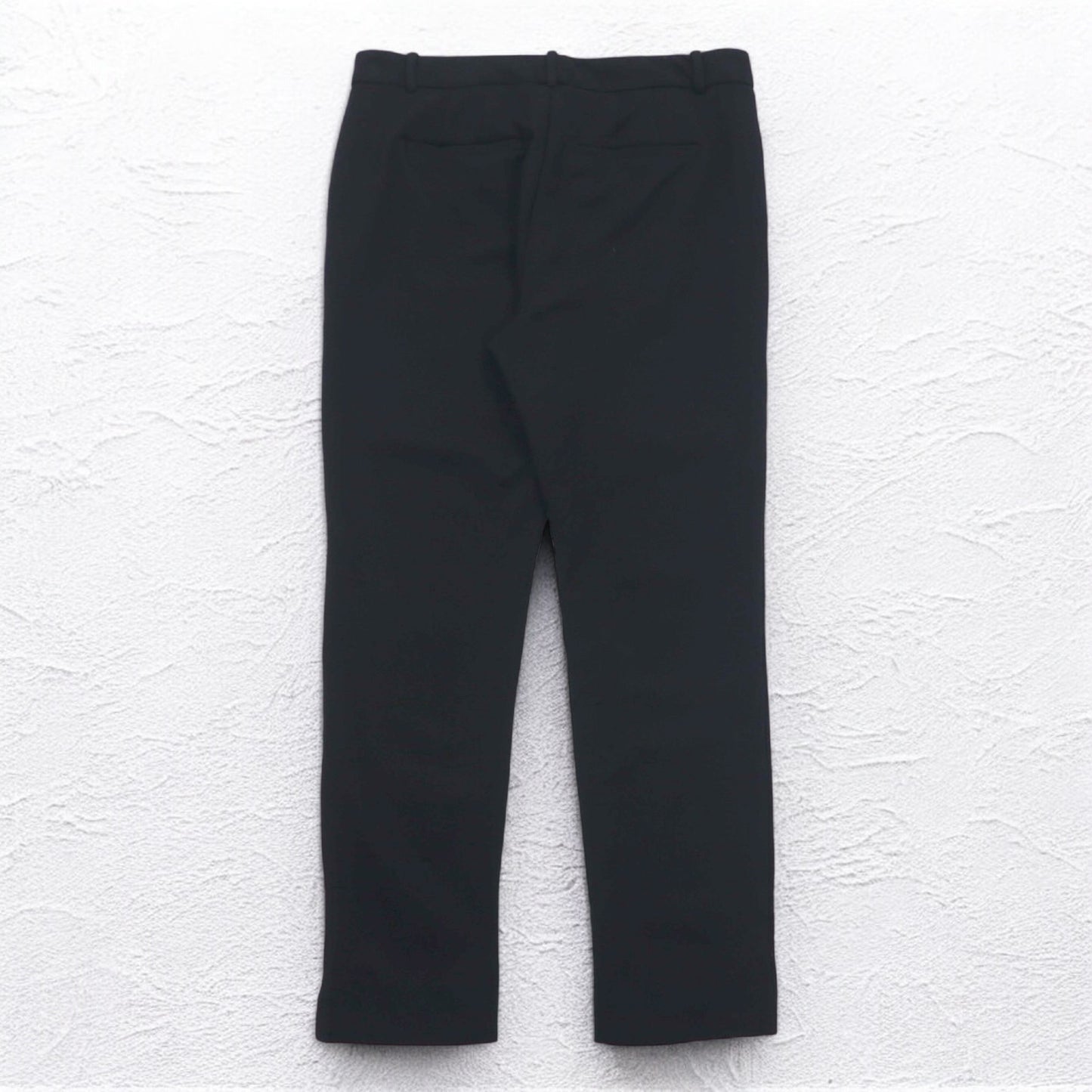 CALVIN KLEIN ストレッチ イージー アンクルパンツ スラックス M ブラック レーヨン