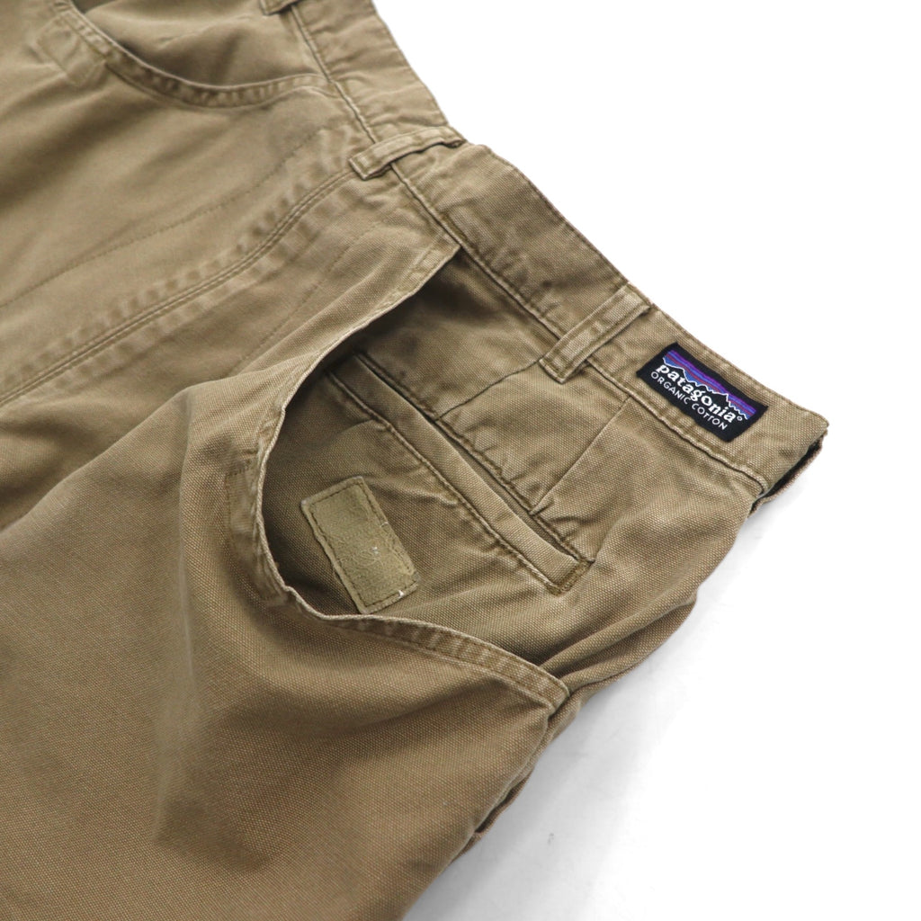patagonia スタンドアップショーツ Stand Up Shorts ハーフパンツ M ベージュ オーガニックコットン 57226
