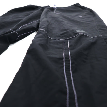 KIKO KOSTADINOV × asics トラックパンツ L ブラック ポリエステル 裾ジップ 2011A533