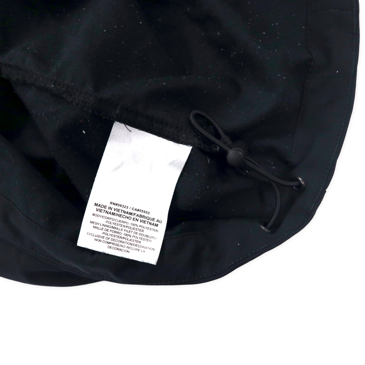 NIKE ハーフジップ ナイロンジャケット XL ブラック ポリエステル カレッジ刺繍 スウォッシュロゴ