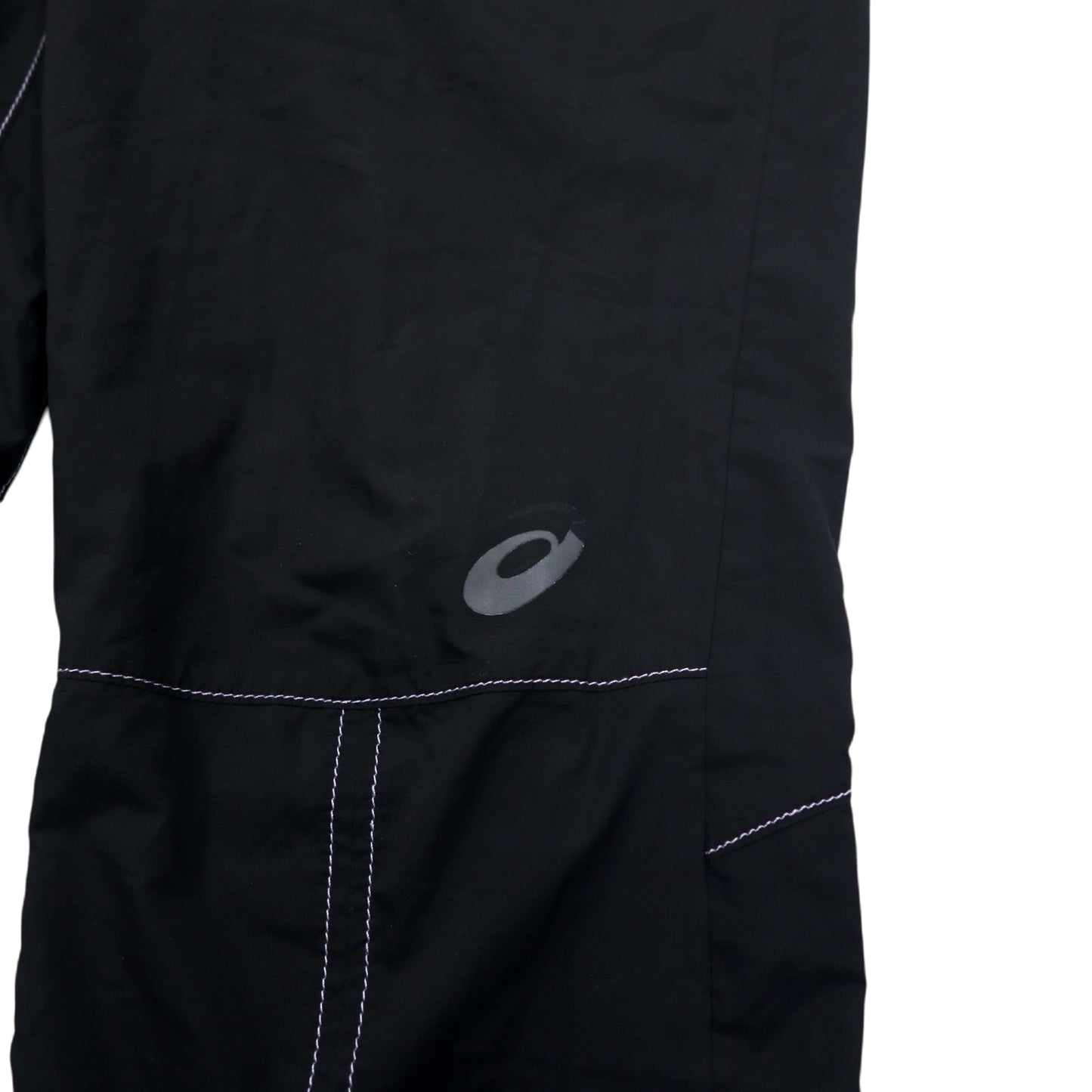 KIKO KOSTADINOV × asics トラックパンツ L ブラック ポリエステル 裾ジップ 2011A533