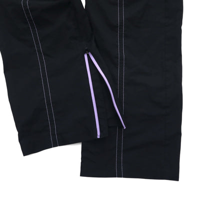 KIKO KOSTADINOV × asics トラックパンツ L ブラック ポリエステル 裾ジップ 2011A533