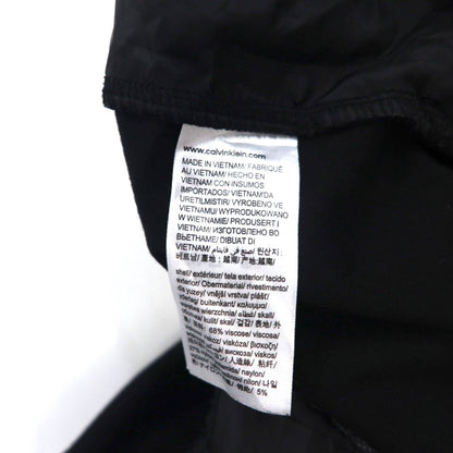 CALVIN KLEIN ストレッチ イージー アンクルパンツ スラックス M ブラック レーヨン