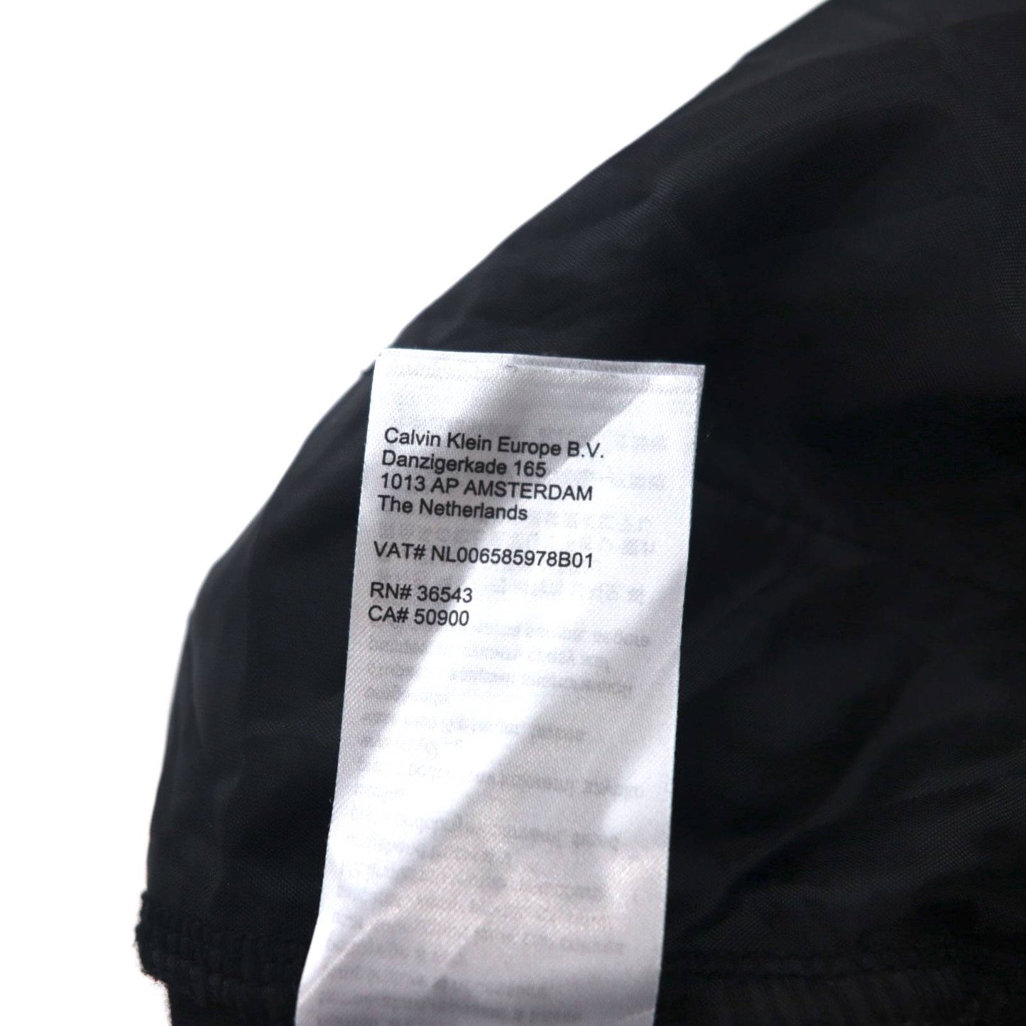 CALVIN KLEIN ストレッチ イージー アンクルパンツ スラックス M ブラック レーヨン