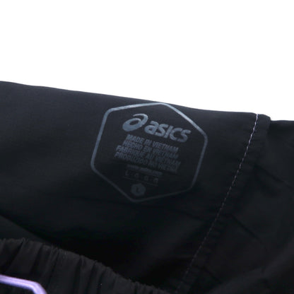 KIKO KOSTADINOV × asics トラックパンツ L ブラック ポリエステル 裾ジップ 2011A533