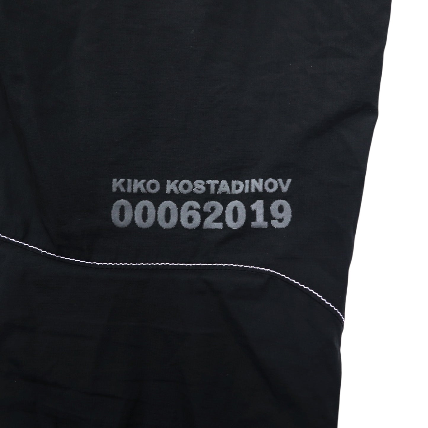 KIKO KOSTADINOV × asics トラックパンツ L ブラック ポリエステル 裾ジップ 2011A533