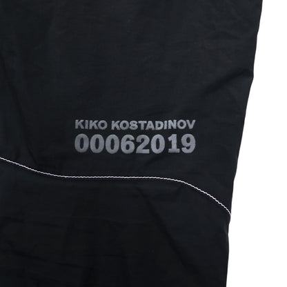 KIKO KOSTADINOV × asics トラックパンツ L ブラック ポリエステル 裾ジップ 2011A533