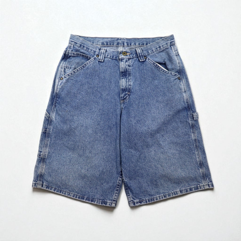 Lee DUNGAREES バディーリー Buddy Lee ショート デニム ペインターパンツ ハーフパンツ M インディゴ ブルー