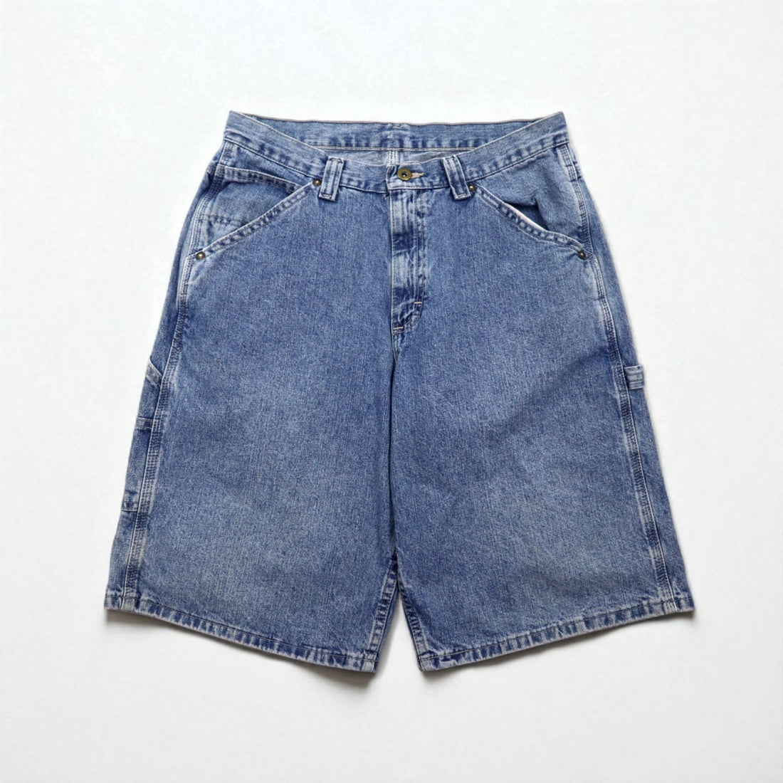Lee DUNGAREES バディーリー Buddy Lee ショート デニム ペインターパンツ ハーフパンツ M インディゴ ブルー
