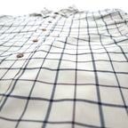 Brooks Brothers Windowpane Check Button-Down Shirt, L, Beige, Cotton, Non-Iron