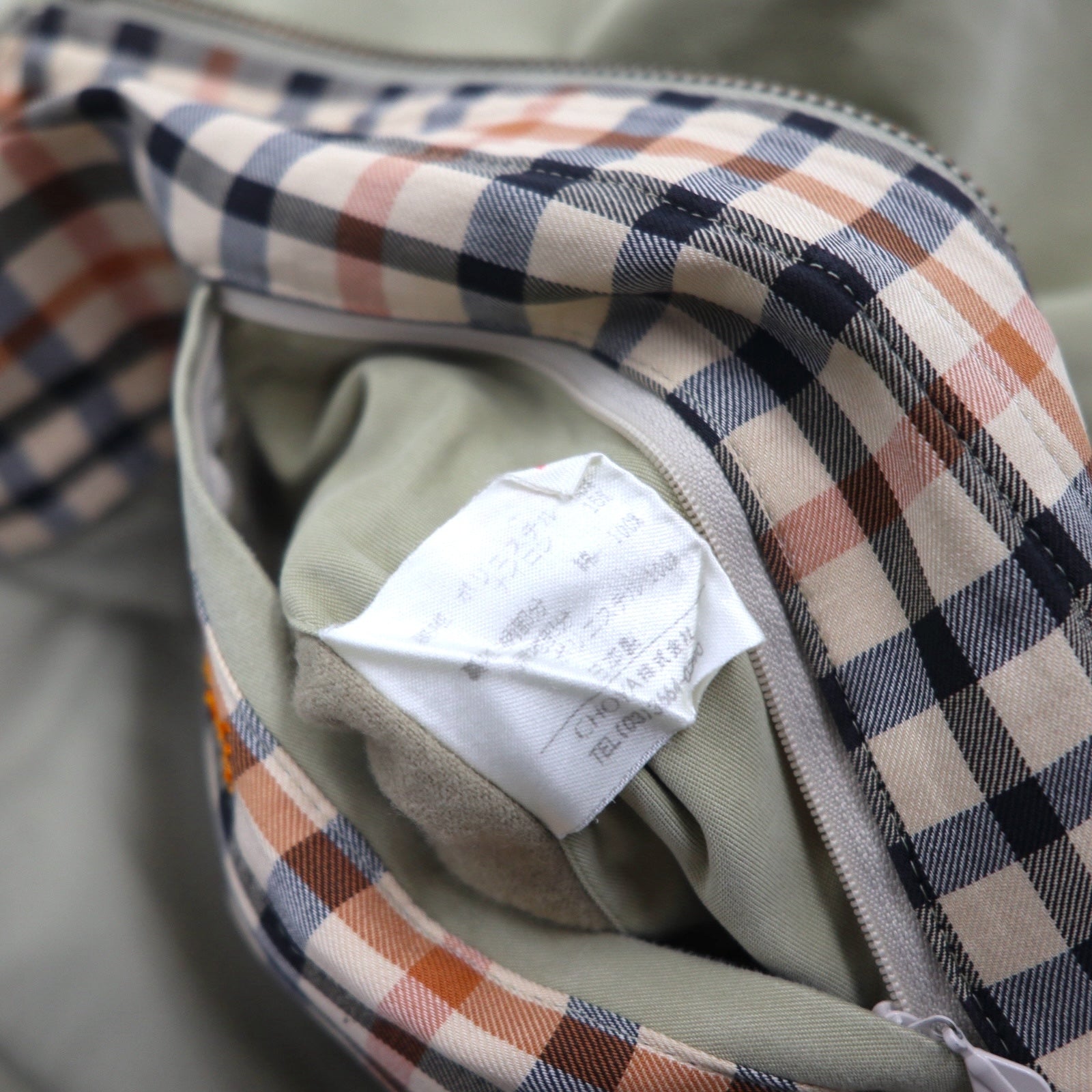 DAKS 80s Field Jacket, Peach Skin, Bal Collar, Size M, Drawcord, Made in Japan