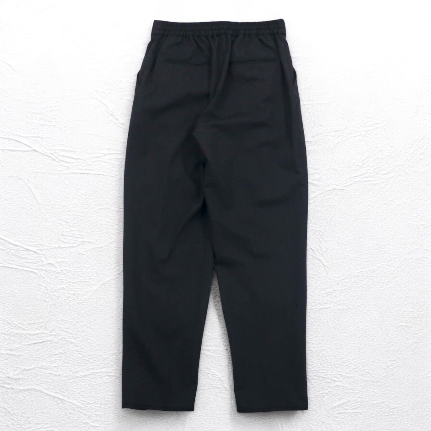 SOUMO タック ワイド スラックス パンツ M グレー ウール スリット 日本製