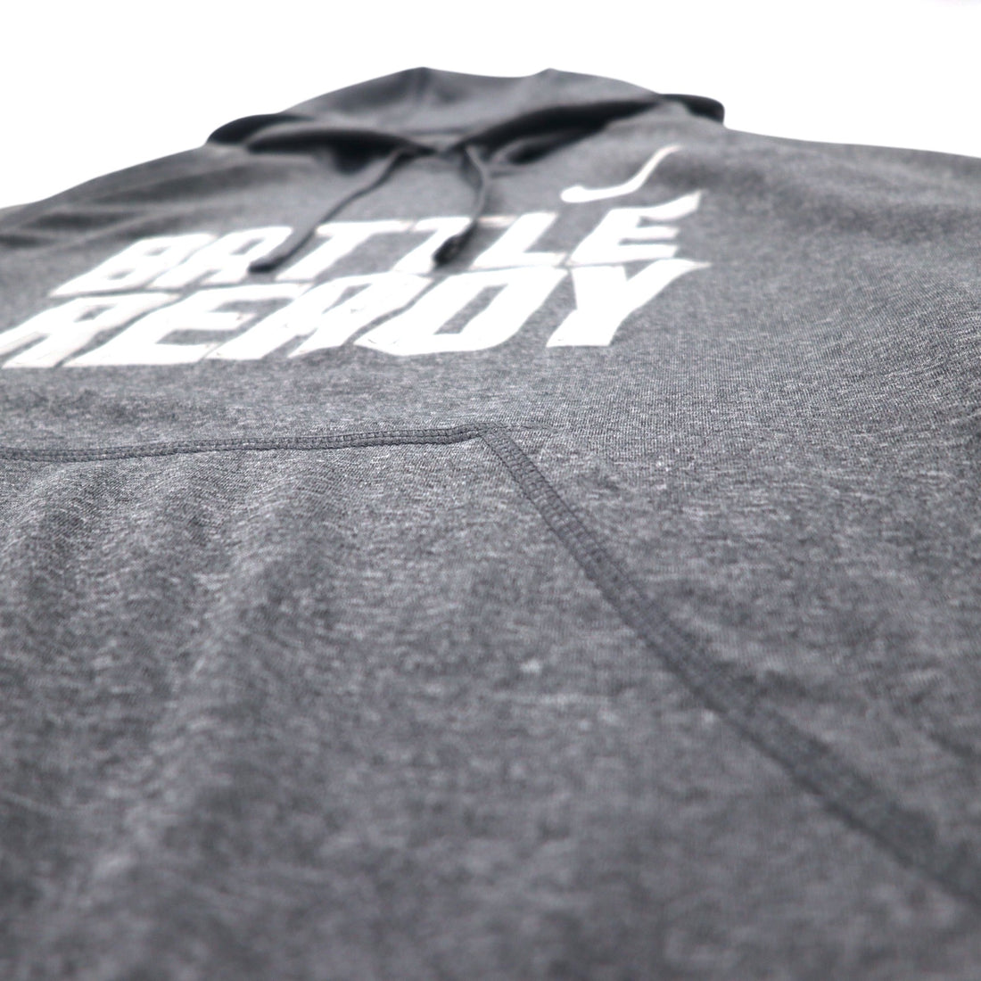 NIKE Dri-FIT Pullover Hoodie XL Grey BATTLE READY 604632-071