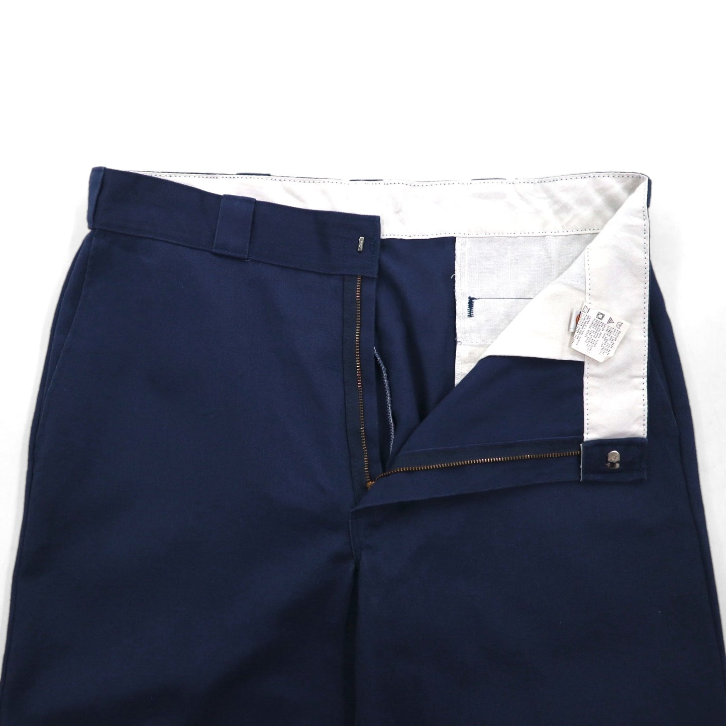 Dickies 874 オリジナルフィット ワークパンツ チノパンツ L ネイビー ポリエステル コットン