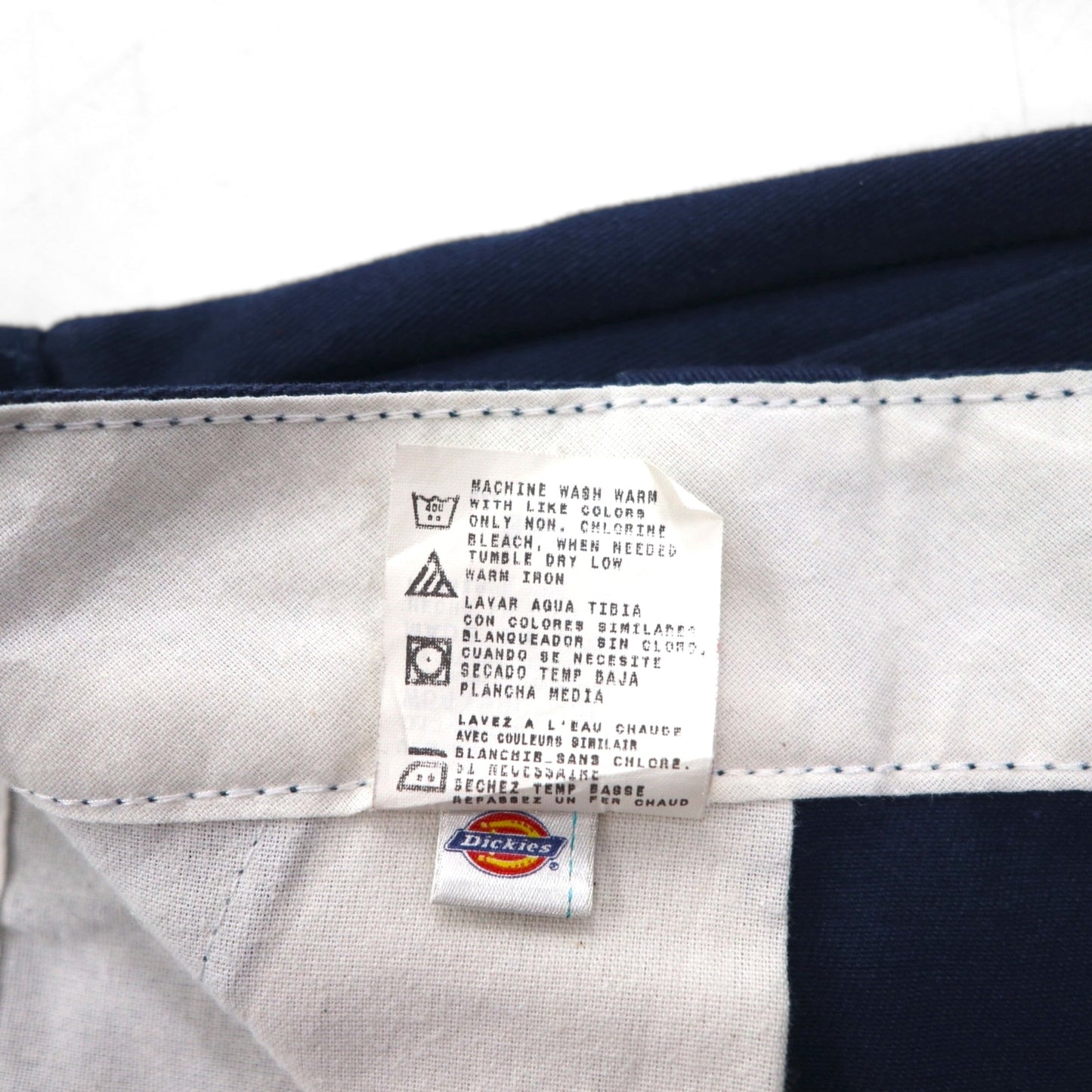 Dickies 874 オリジナルフィット ワークパンツ チノパンツ L ネイビー ポリエステル コットン