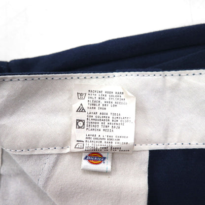 Dickies 874 オリジナルフィット ワークパンツ チノパンツ L ネイビー ポリエステル コットン