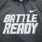 NIKE Dri-FIT Pullover Hoodie XL Grey BATTLE READY 604632-071