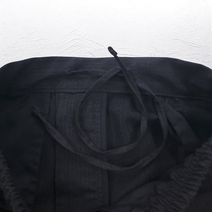 SOUMO タック ワイド スラックス パンツ M グレー ウール スリット 日本製