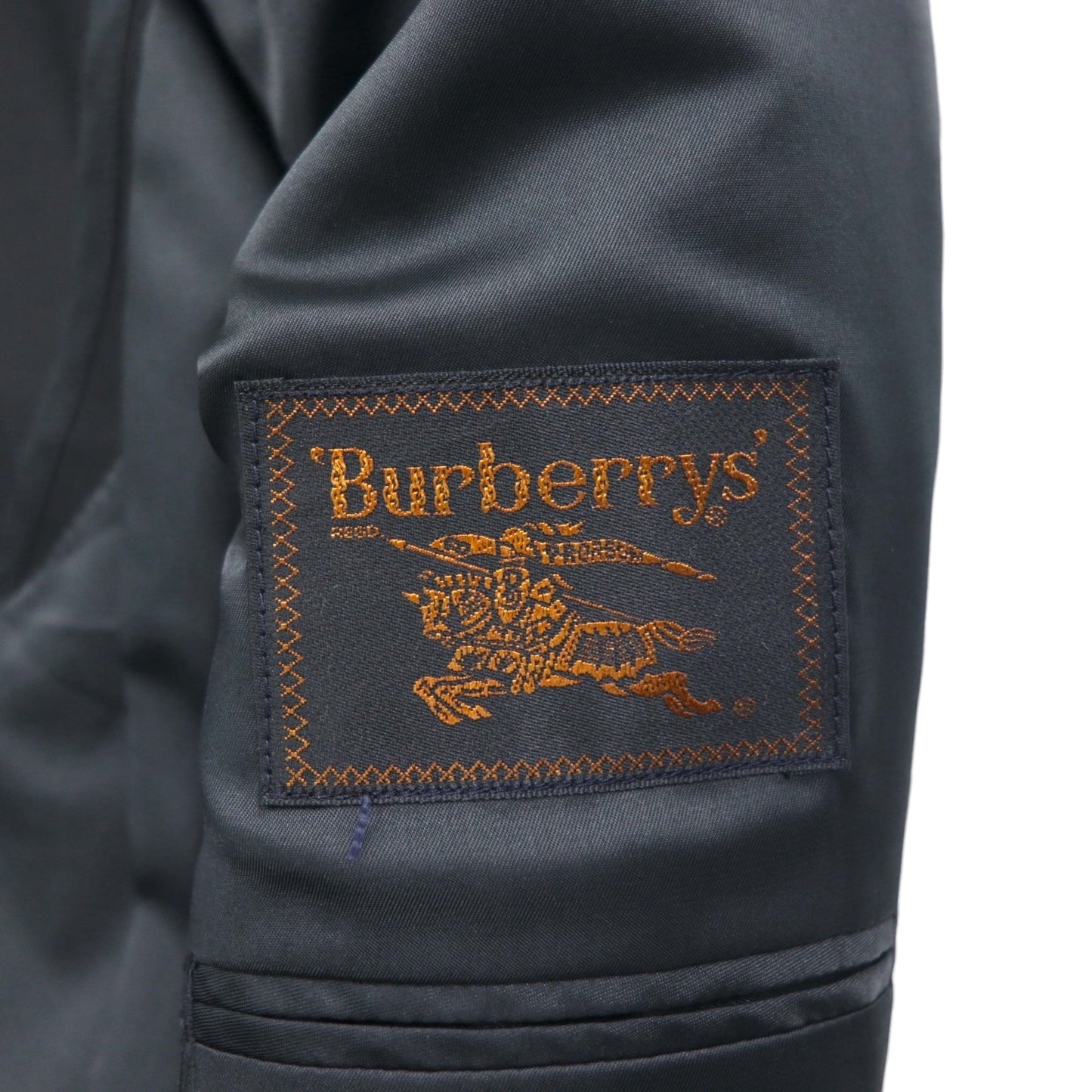 BURBERRY Made in Japan Peak Lapel Double-Breasted Blazer Suit, Size M, Metal Buttons, Wool Gabardine